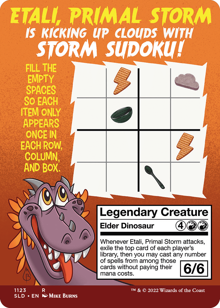 Etali, Primal Storm (Borderless) [Secret Lair Drop Series] Foil