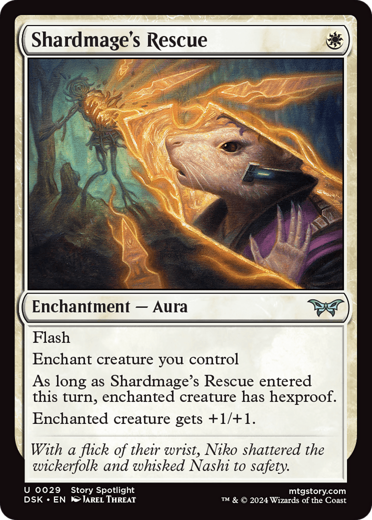 Shardmage's Rescue [Duskmourn: House of Horror] Foil