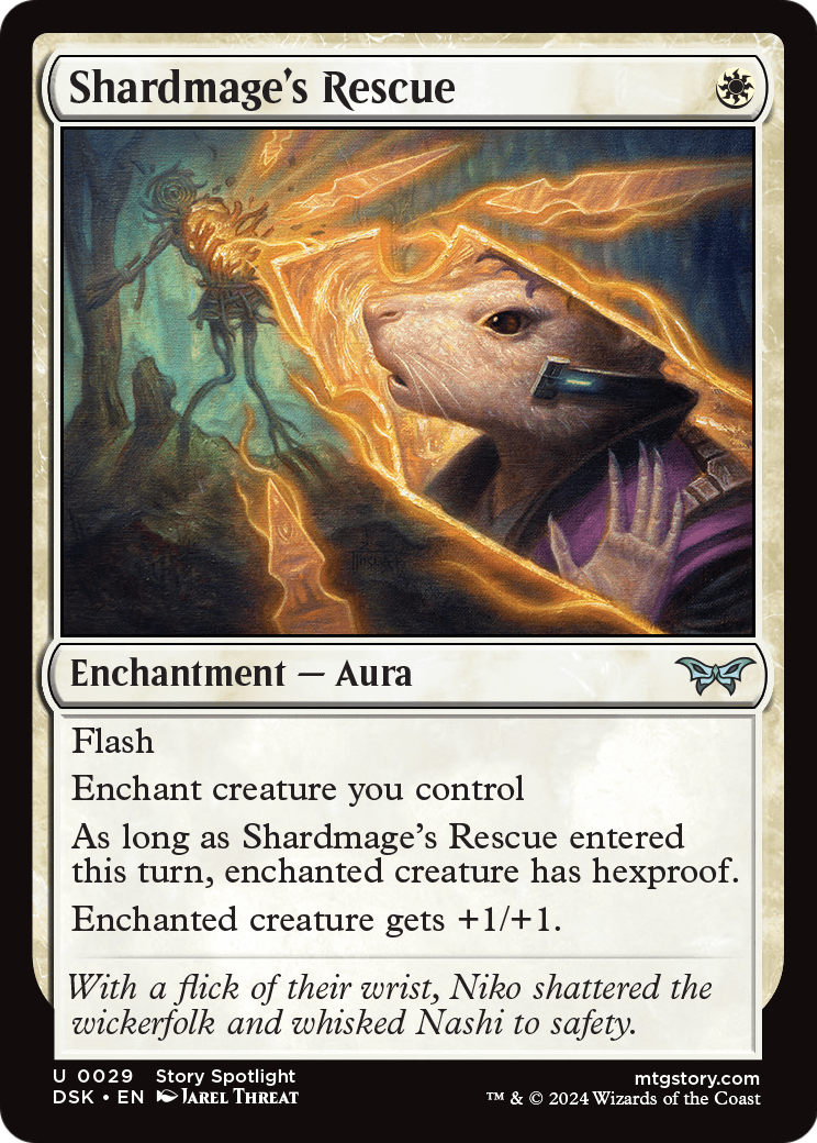 Shardmage's Rescue [Duskmourn: House of Horror] Foil