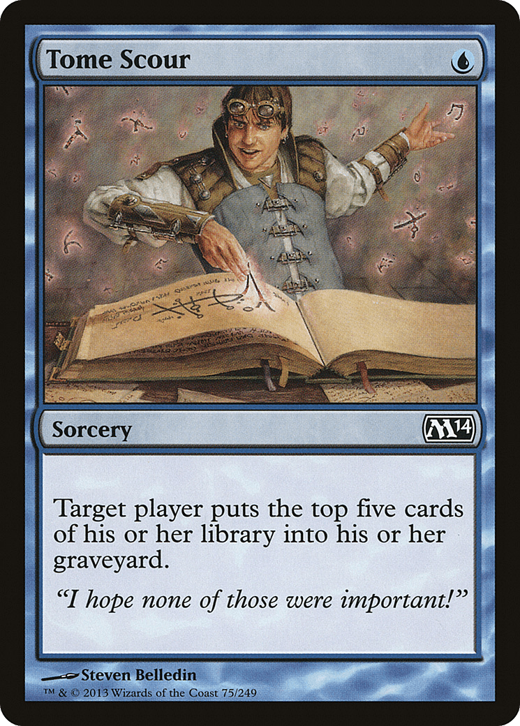 Tome Scour [Magic 2014] Foil