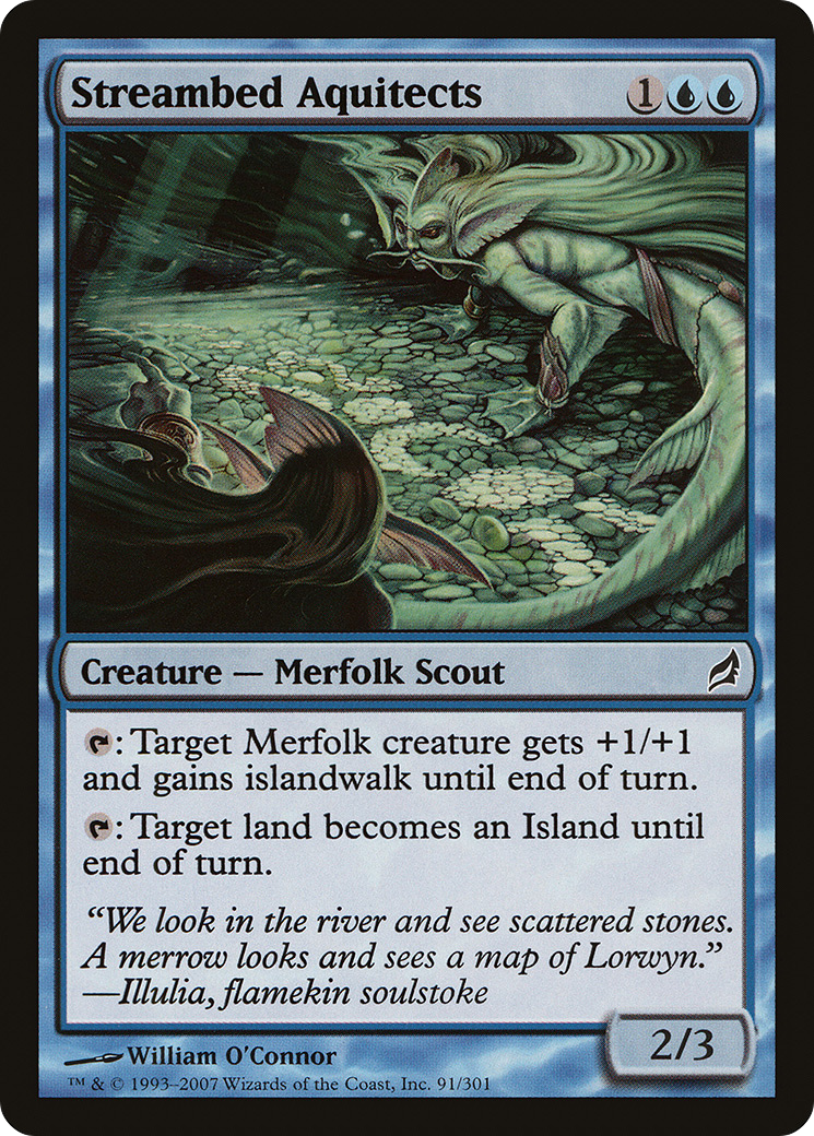 Streambed Aquitects [Lorwyn] Foil