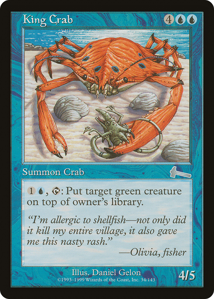 King Crab [Urza's Legacy] Foil