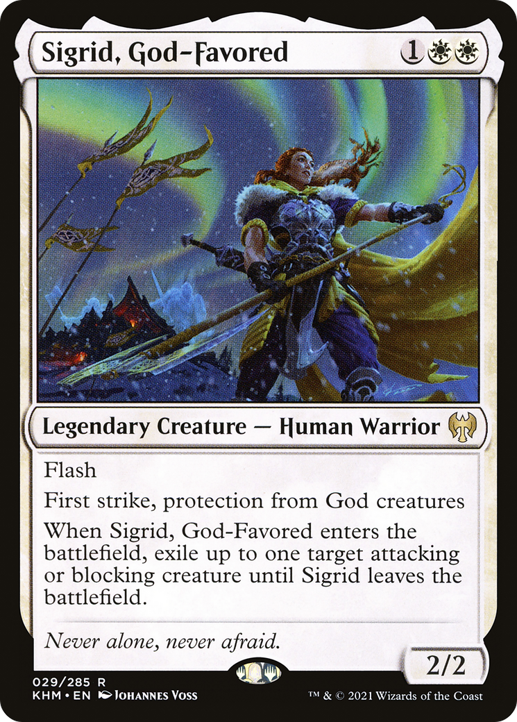 Sigrid, God-Favored [Kaldheim] Foil