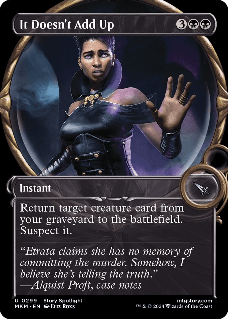 It Doesn't Add Up (Showcase) [Murders at Karlov Manor] Foil