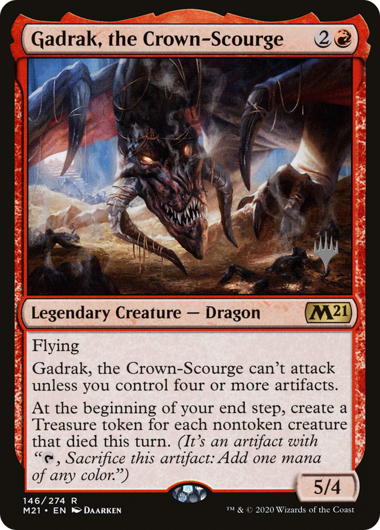 Gadrak, the Crown-Scourge (Promo Pack) [Core Set 2021 Promos] Foil