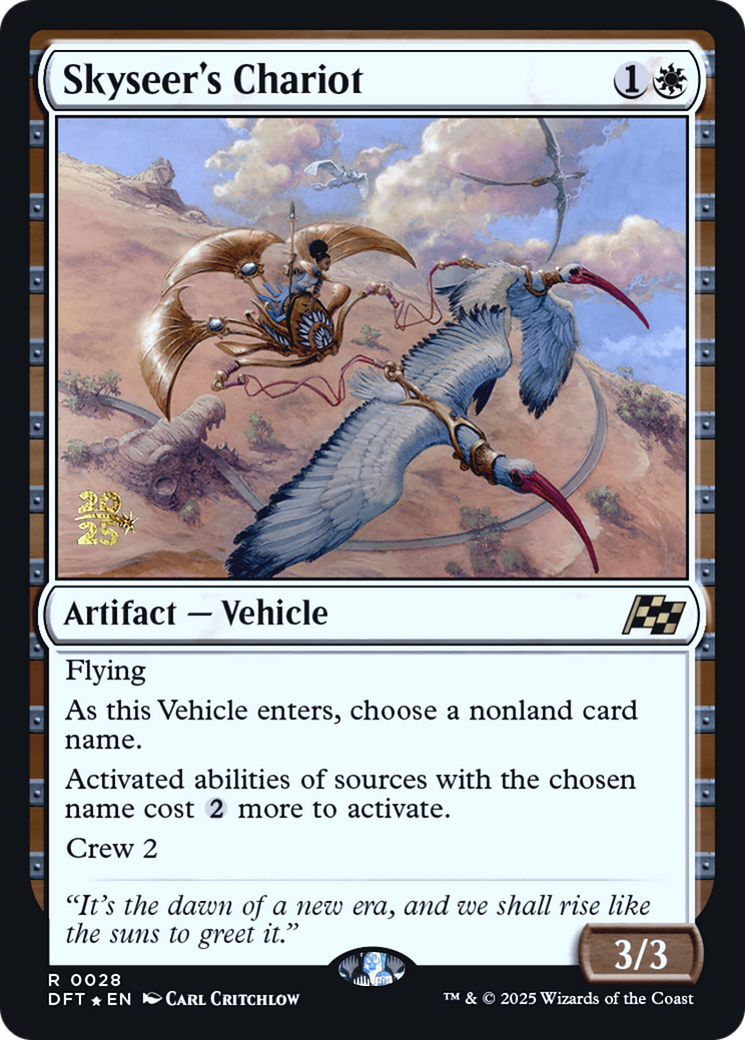 Skyseer's Chariot (-028) [Prerelease Cards]  Foil
