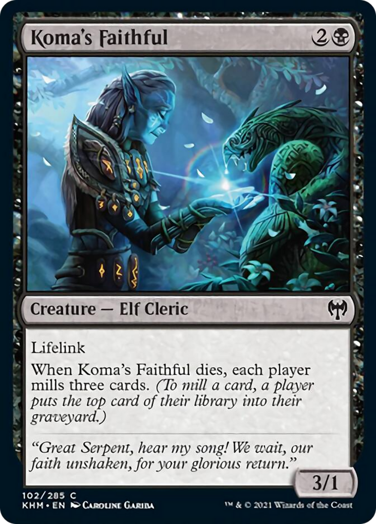 Koma's Faithful [Kaldheim] Foil