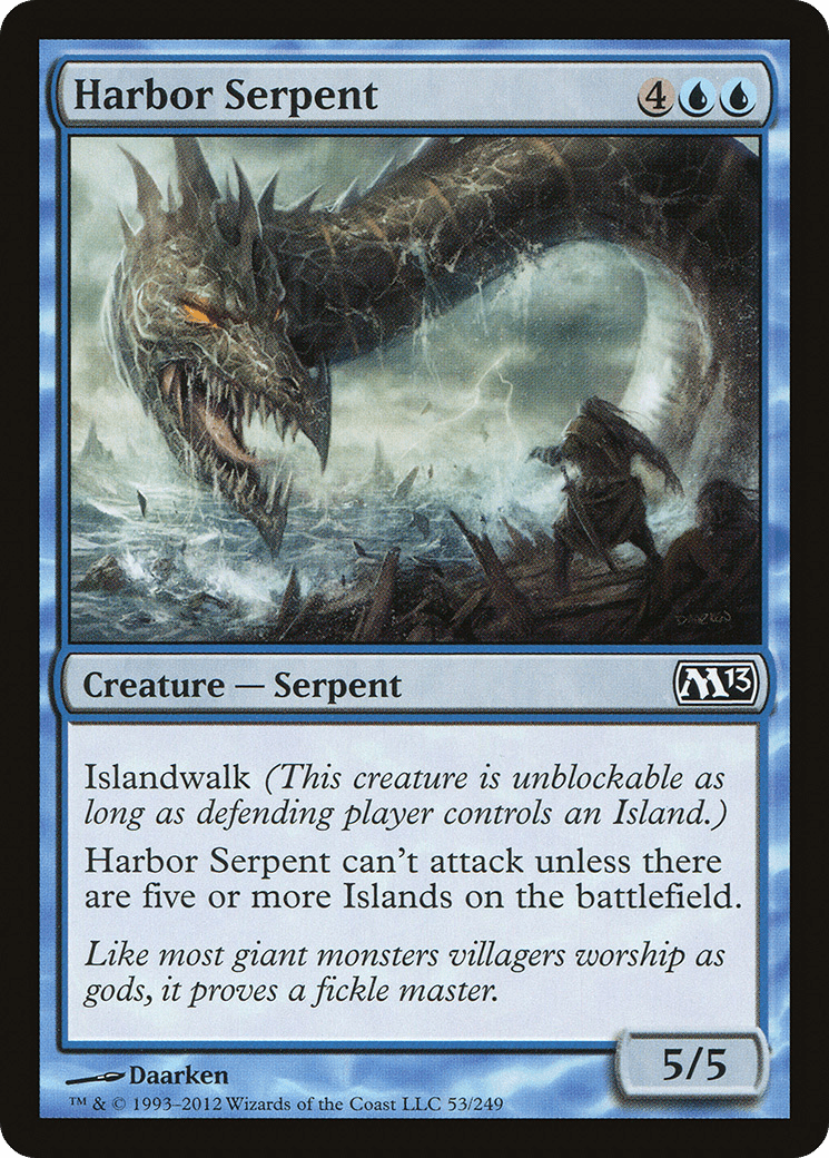 Harbor Serpent [Magic 2013] Foil