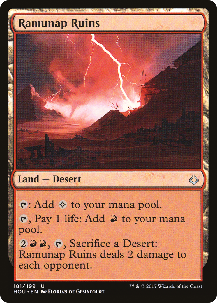 Ramunap Ruins [Hour of Devastation] Foil