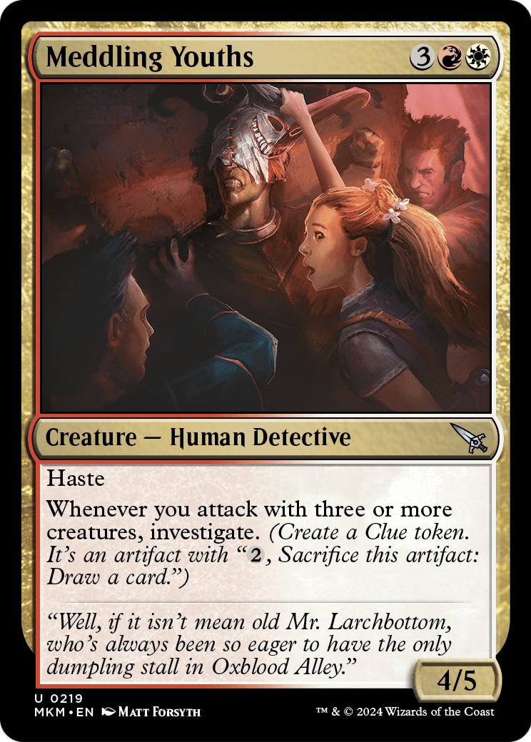 Meddling Youths [Murders at Karlov Manor] Foil