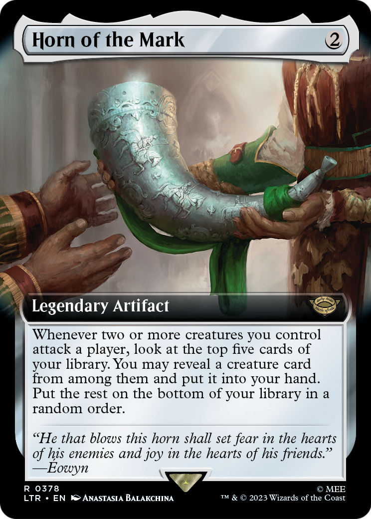 Horn of the Mark (Extended Art) [The Lord of the Rings: Tales of Middle-Earth] Foil