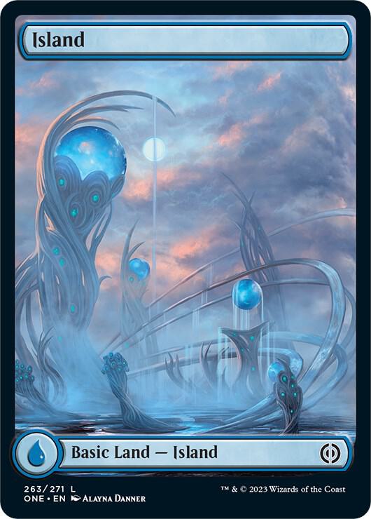 Island 263 (Phyrexia: All Will Be One)  - Full Art