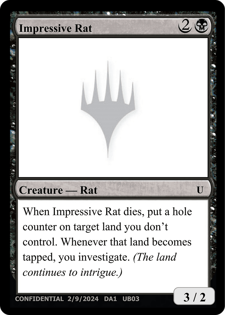Impressive Rat (DA1-UB03) - Unknown Event
