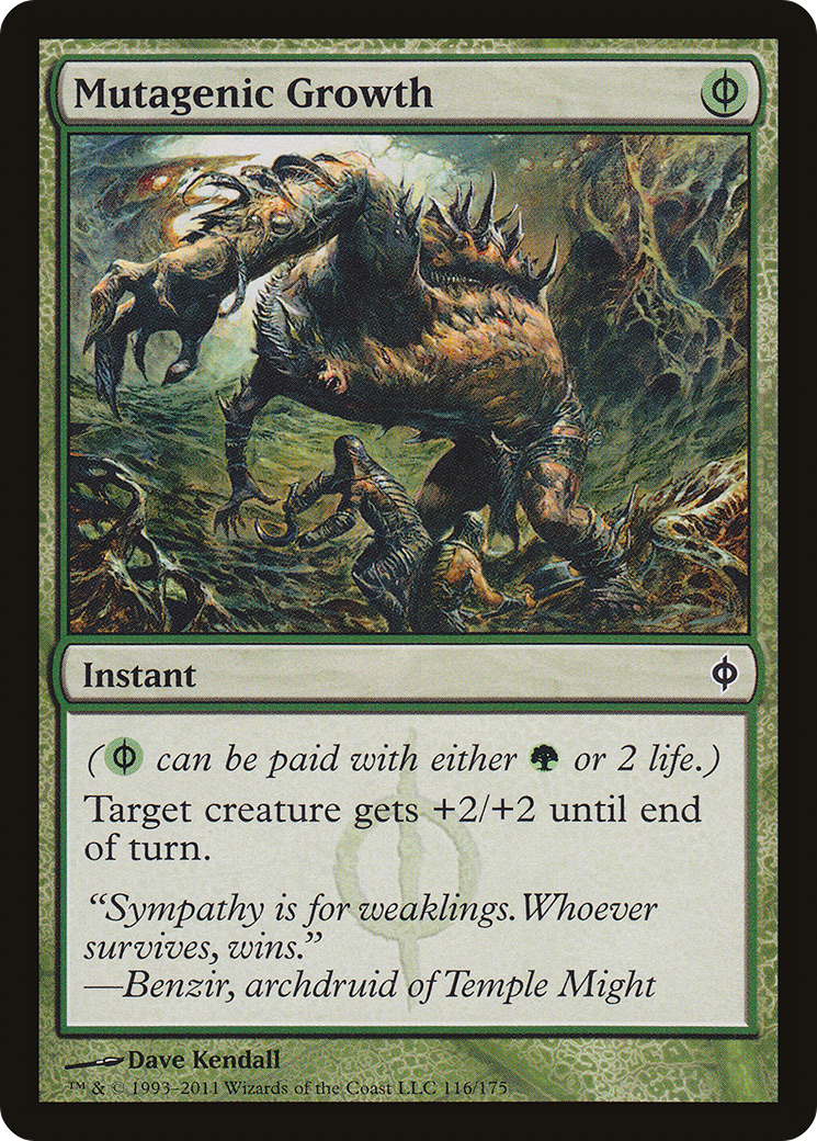 Mutagenic Growth [New Phyrexia] Foil