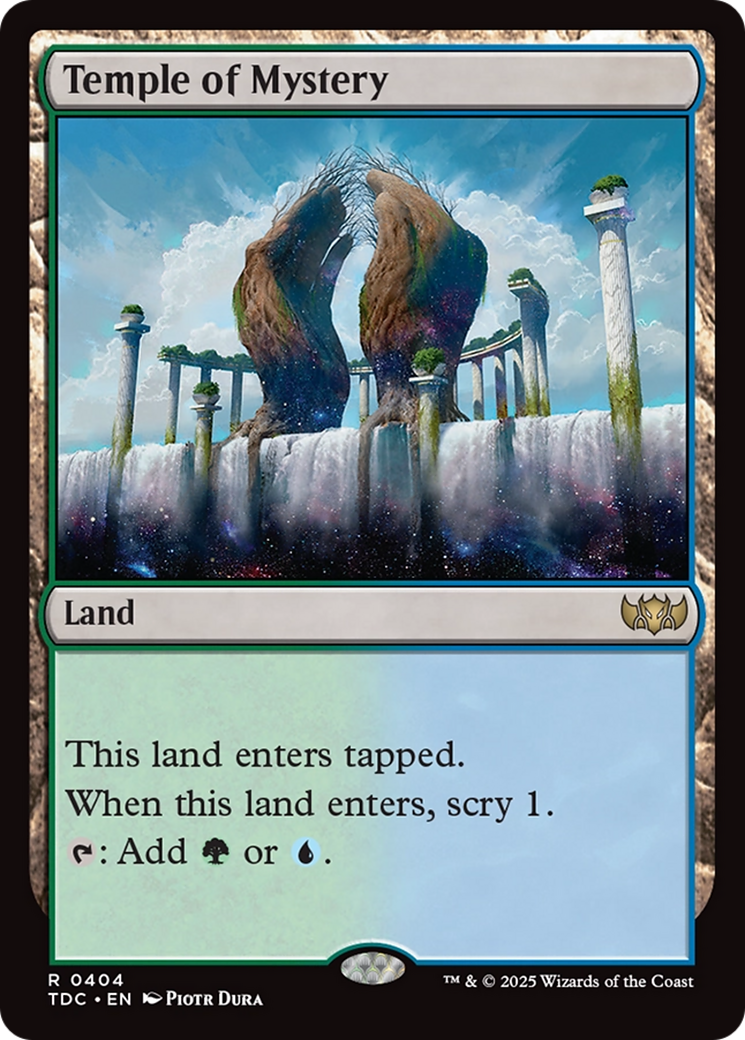 Temple of Mystery (404) [Commander: Tarkir: Dragonstorm]