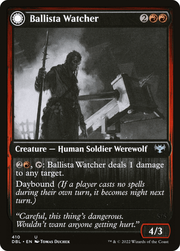 Ballista Watcher // Ballista Wielder [Innistrad: Double Feature] Foil