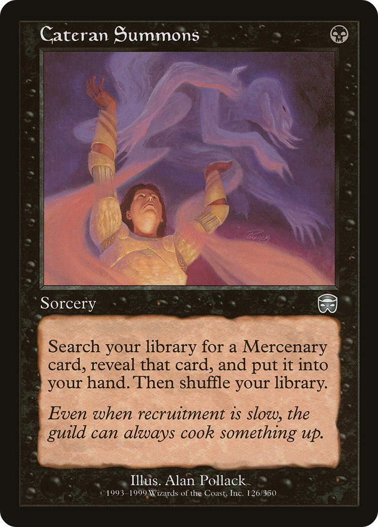 Cateran Summons [Mercadian Masques] Foil
