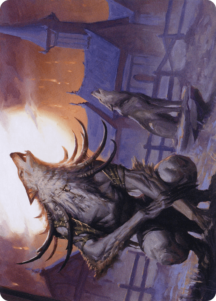 Lord of the Ulvenwald // Lord of the Ulvenwald (AMID-064) - Midnight Hunt Art Series (Borderless)