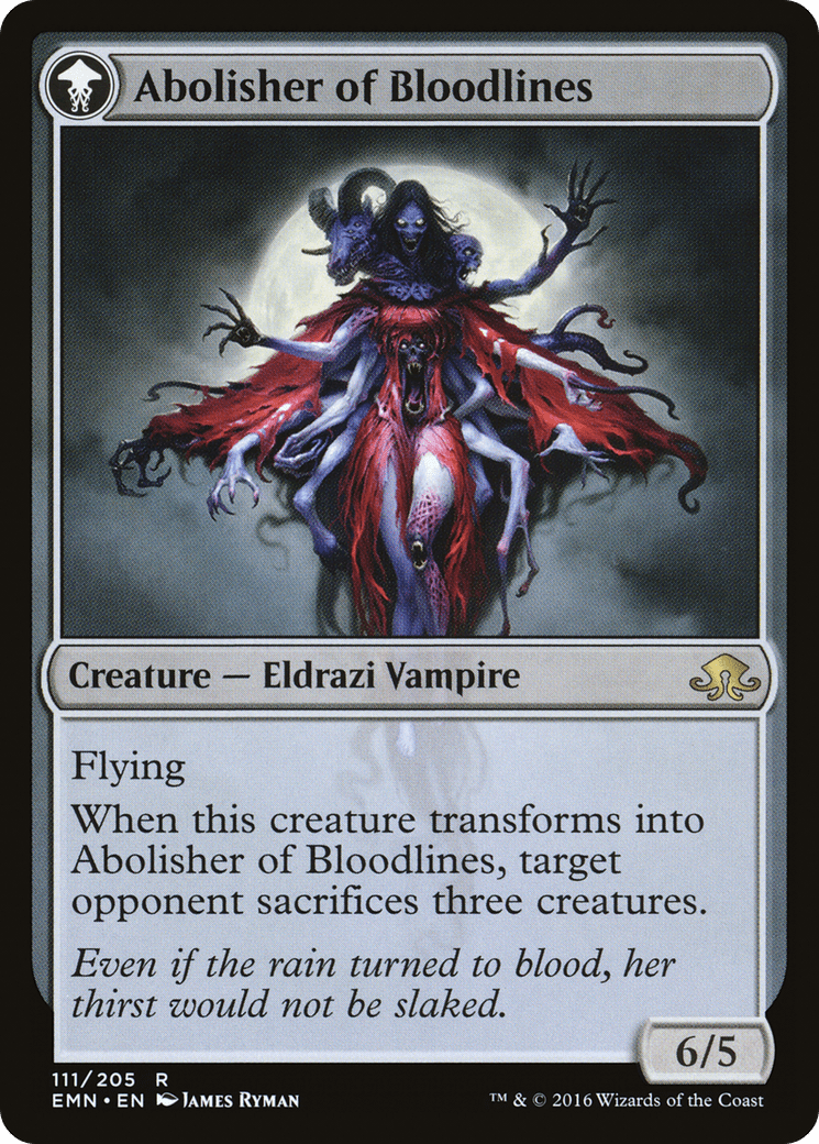Voldaren Pariah // Abolisher of Bloodlines |  (EMN-111) [The List]