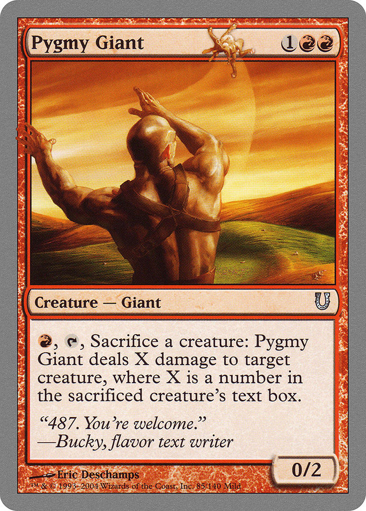 Pygmy Giant [Unhinged] Foil