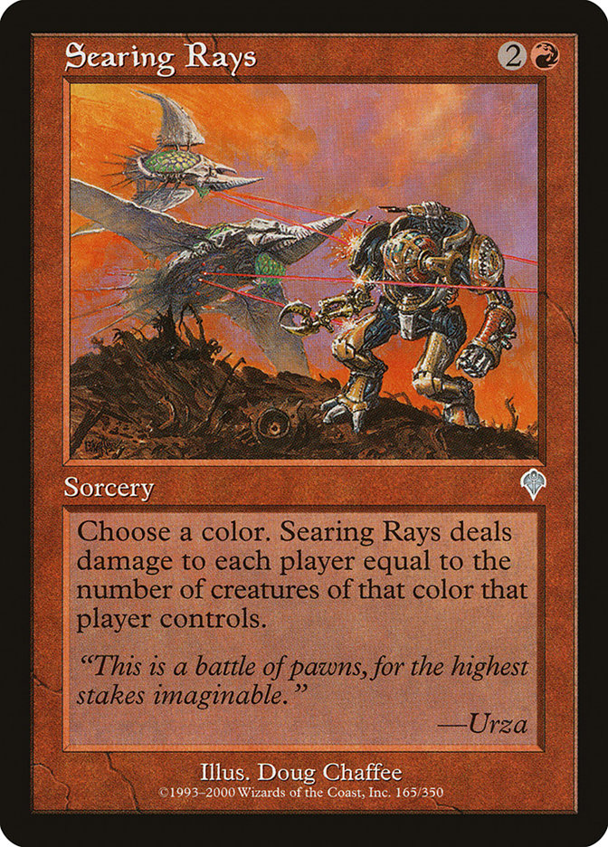 Searing Rays 165/350 (Invasion) 