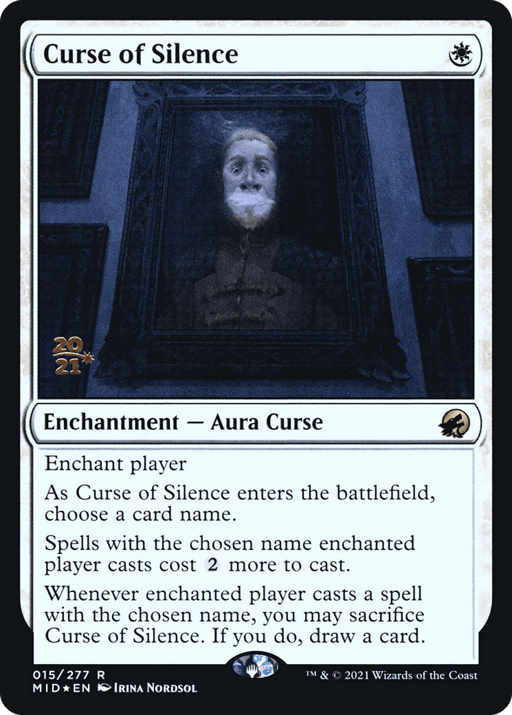 Curse of Silence [Innistrad: Midnight Hunt Prerelease Promos]