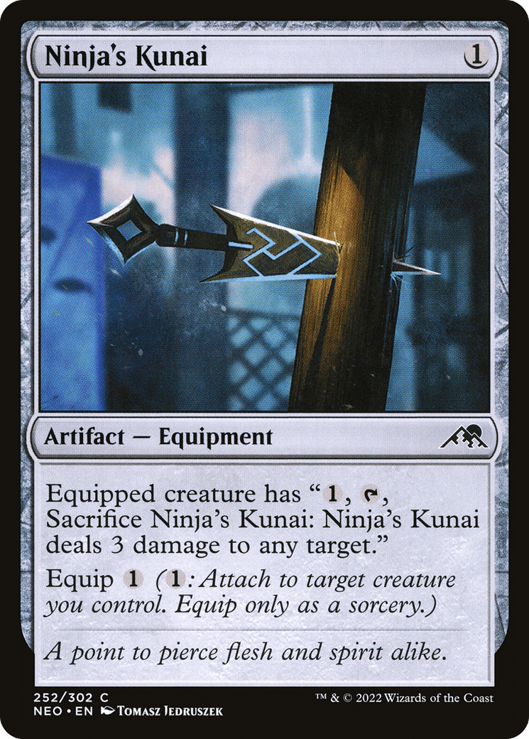 Ninja's Kunai [Kamigawa: Neon Dynasty] Foil