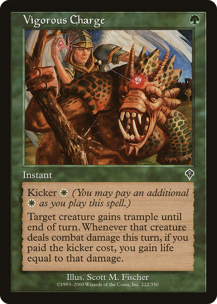 Vigorous Charge [Invasion] Foil