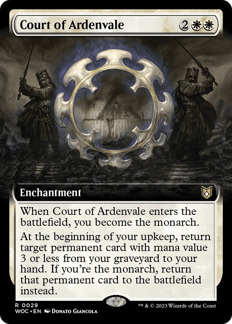 Court of Ardenvale (Extended Art) [Wilds of Eldraine Commander]