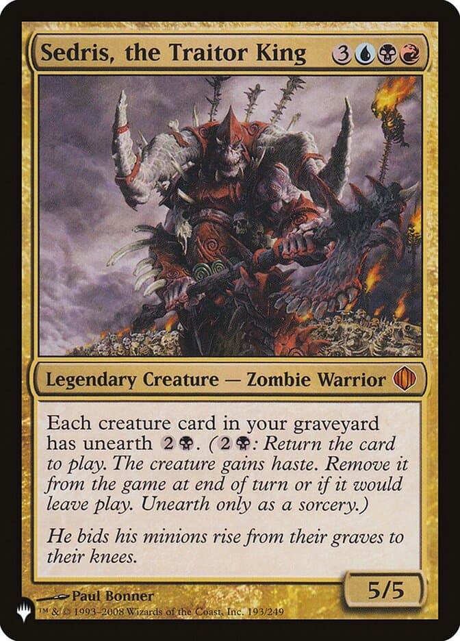 Sedris, the Traitor King |  (ALA-193) [The List]