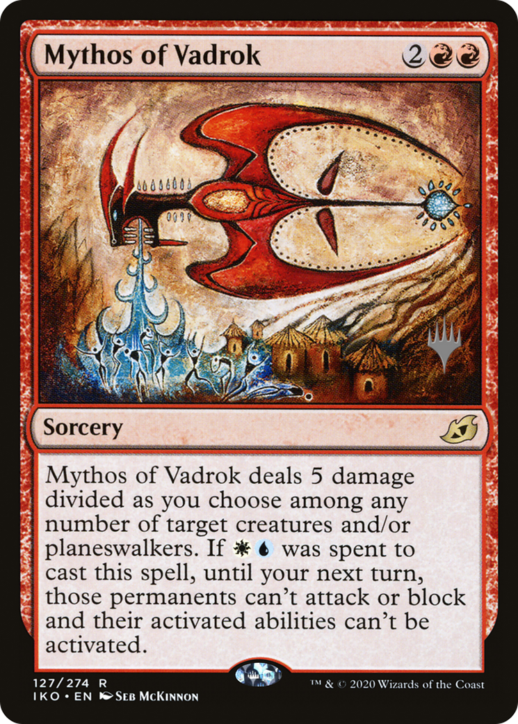 Mythos of Vadrok (Promo Pack) [Ikoria: Lair of Behemoths Promos] Foil