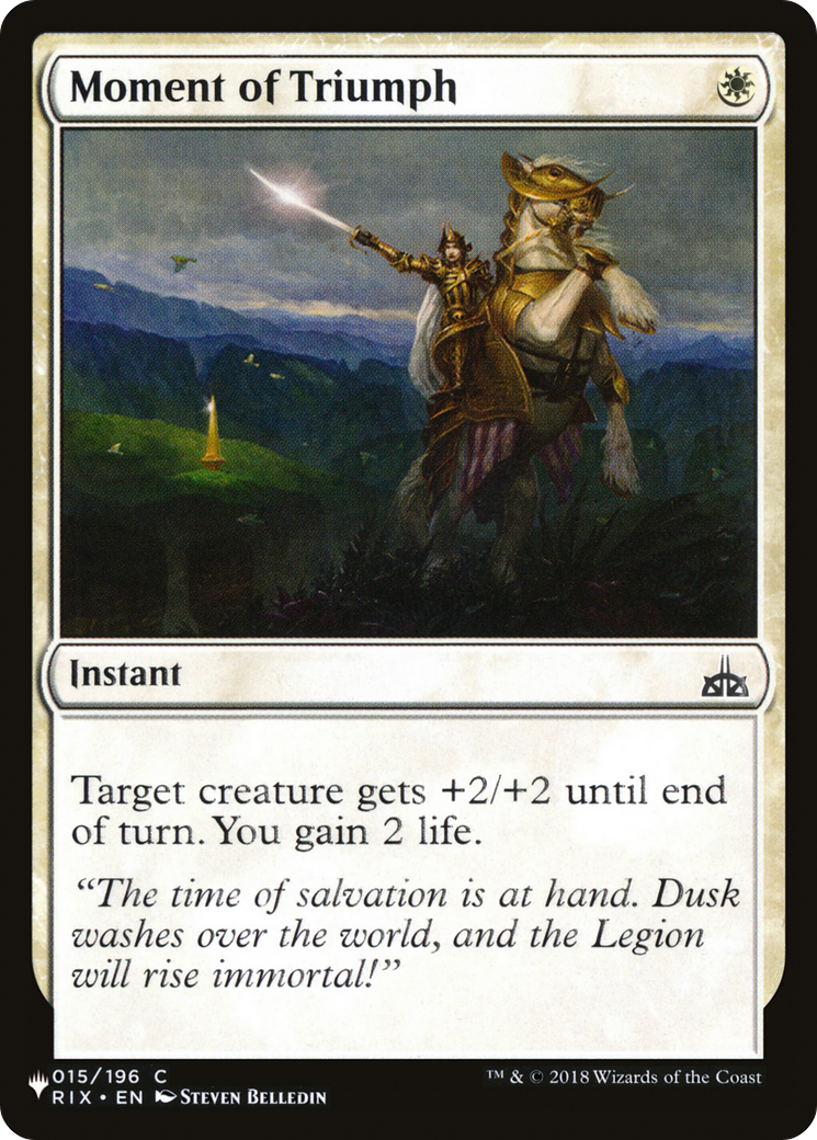 Moment of Triumph |  (RIX-15) [The List]