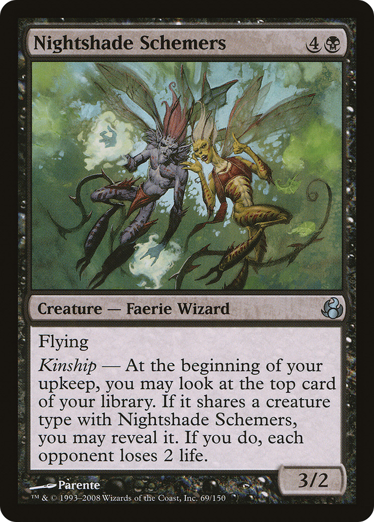 Nightshade Schemers [Morningtide] Foil
