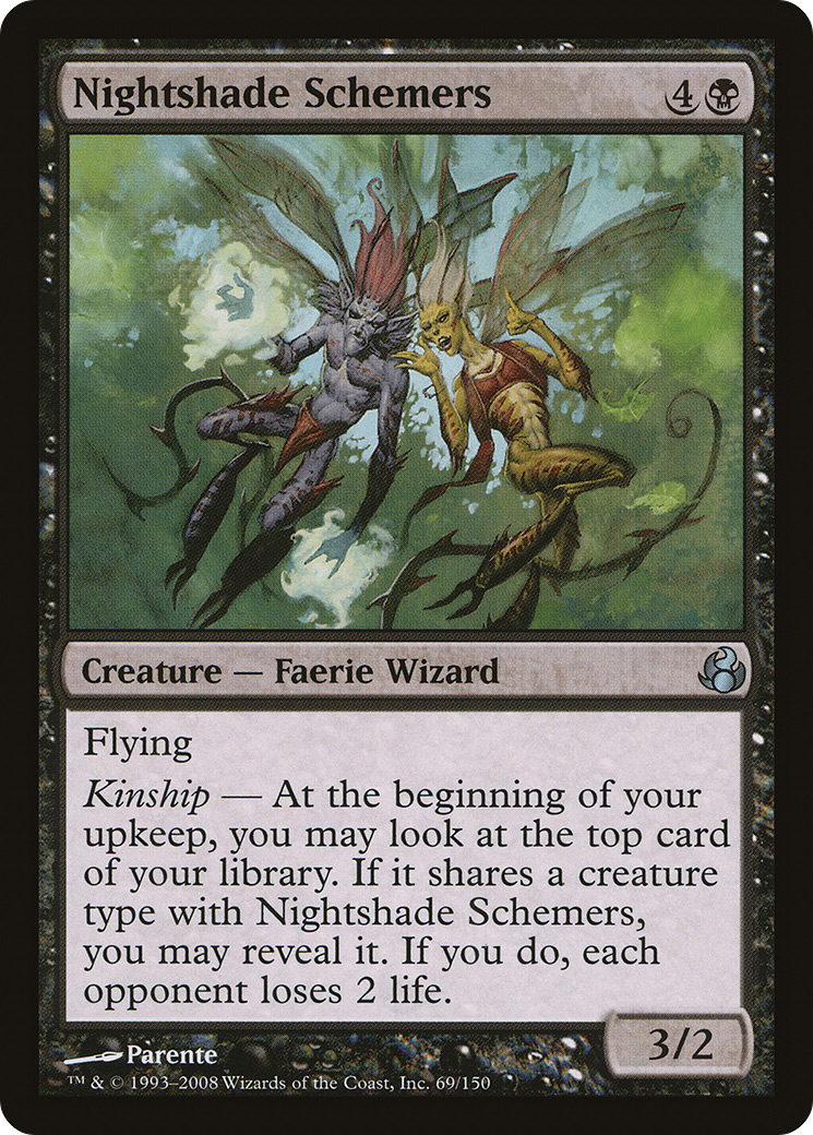 Nightshade Schemers [Morningtide] Foil