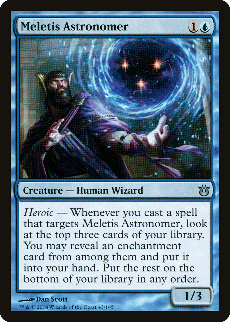 Meletis Astronomer [Born of the Gods] Foil