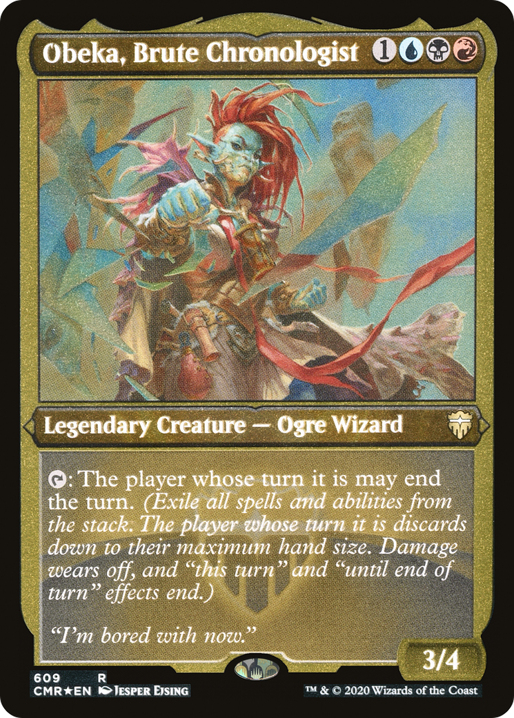 Obeka, Brute Chronologist (609) [Commander Legends]  Foil