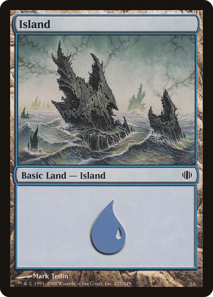 Island (237) [Shards of Alara] Foil