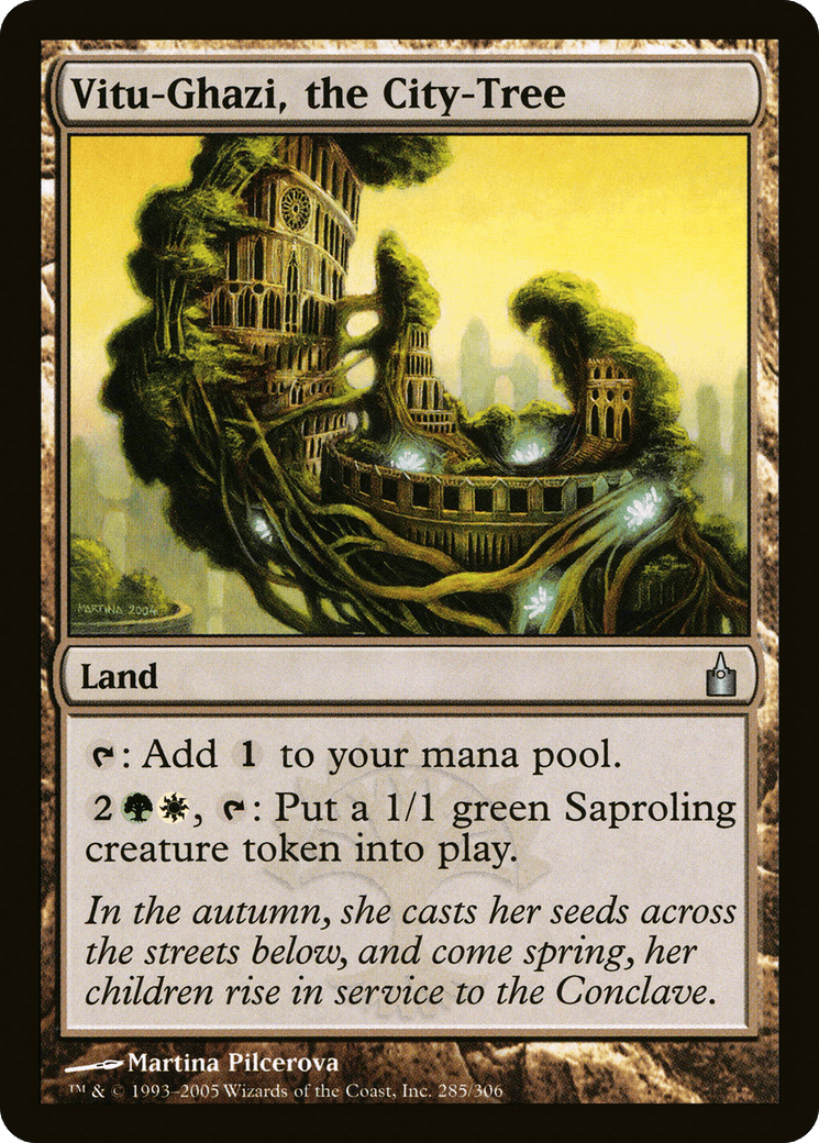 Vitu-Ghazi, the City-Tree [Ravnica: City of Guilds] Foil