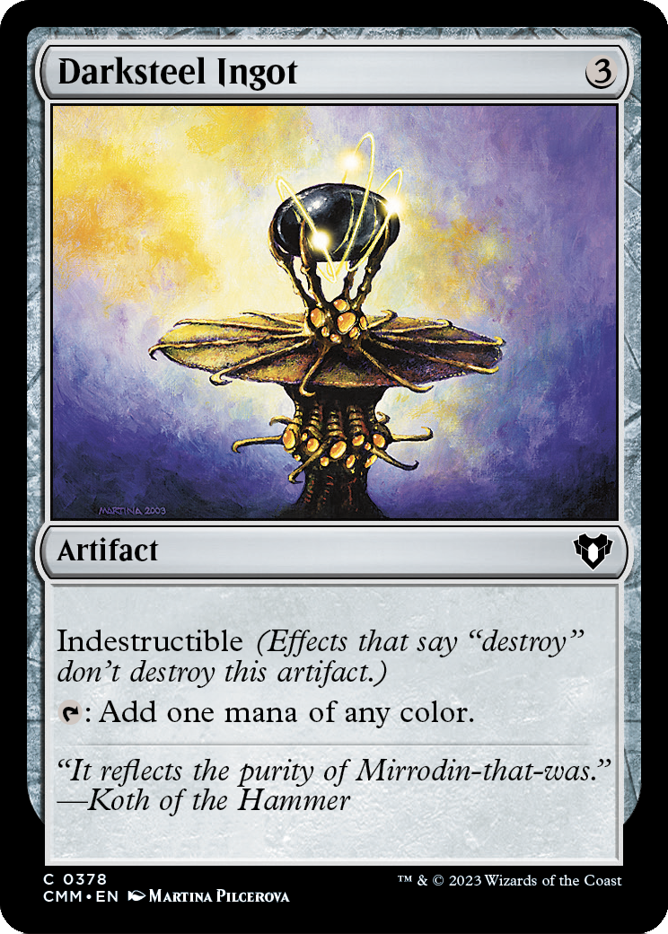 Darksteel Ingot [Commander Masters]