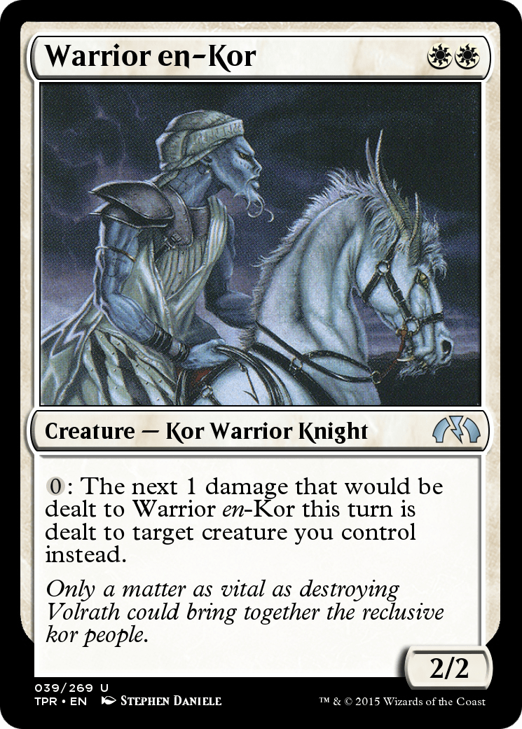 Warrior en-Kor (TPR-039) - Tempest Remastered Foil