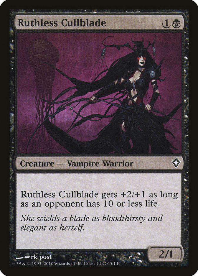 Ruthless Cullblade 65/145 (Worldwake) 