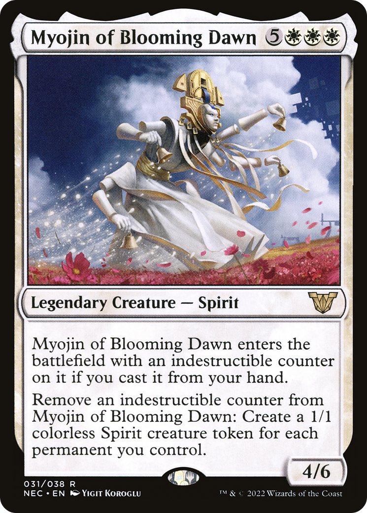Myojin of Blooming Dawn [Kamigawa: Neon Dynasty Commander] Foil