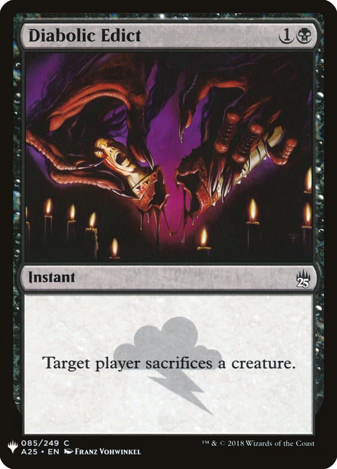 Diabolic Edict |  (A25-85) [The List]