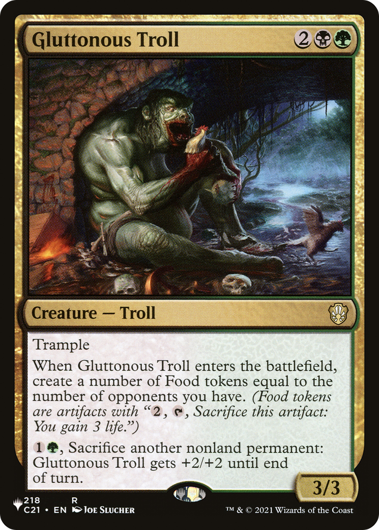 Gluttonous Troll |  (C21-218) [The List]