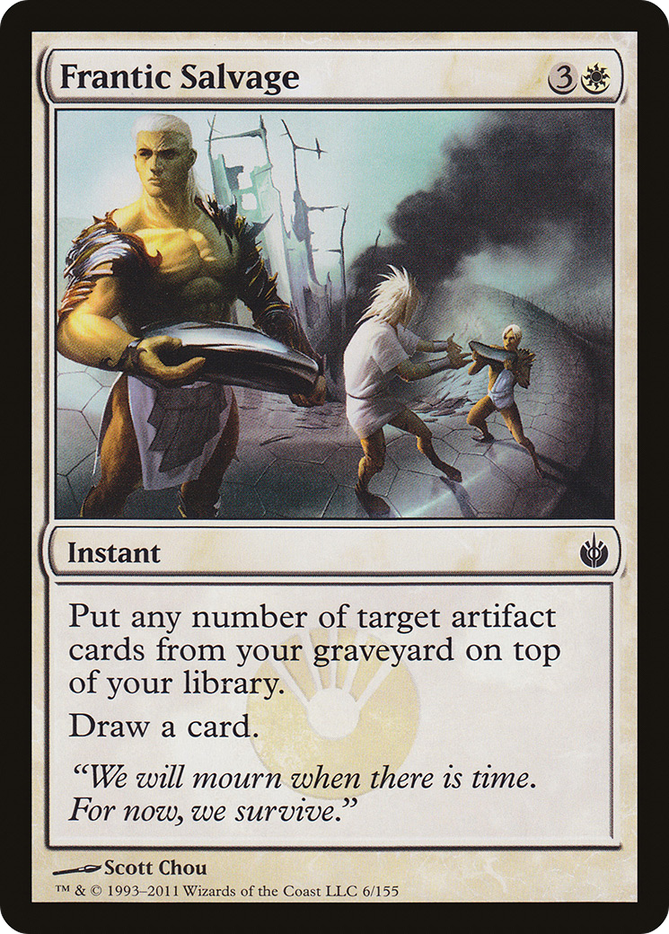 Frantic Salvage [Mirrodin Besieged] Foil