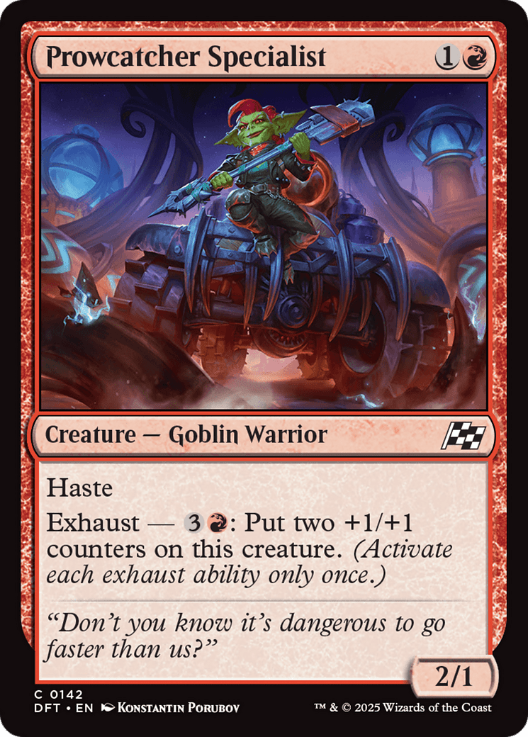 Prowcatcher Specialist |  Foil (142) [Aetherdrift]