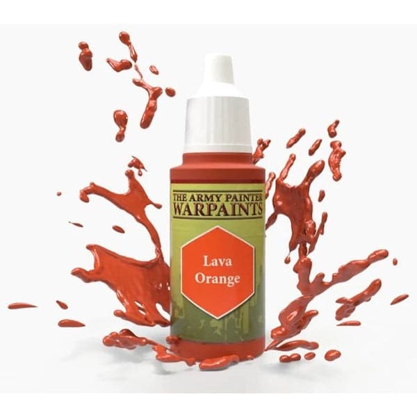 The Army Painter | Warpaints | Lava Orange Acrylic Paint 18ml