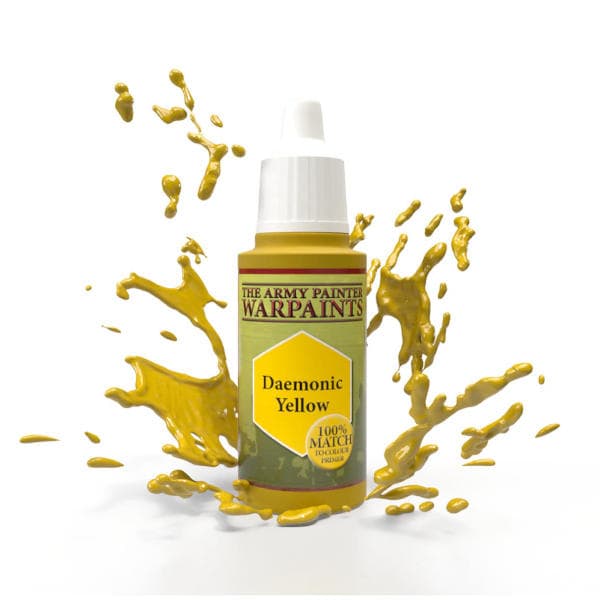 The Army Painter | Warpaints | Daemonic Yellow Acrylic Paint 18ml