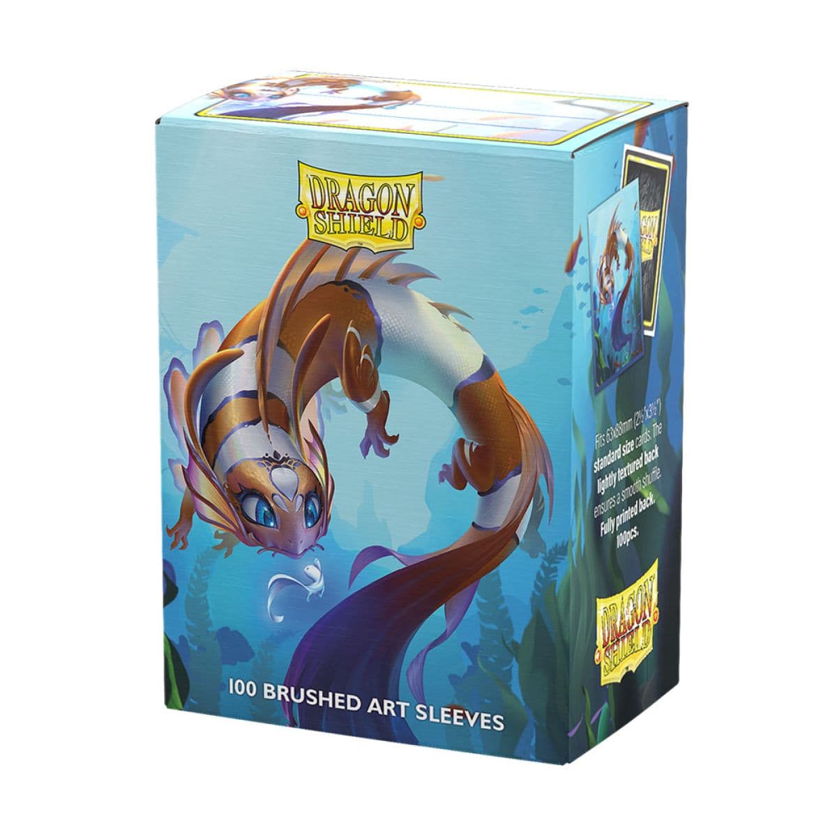 Dragon Shield | Standard Size Sleeves | 100ct | The Cinderfin (Brushed Art)