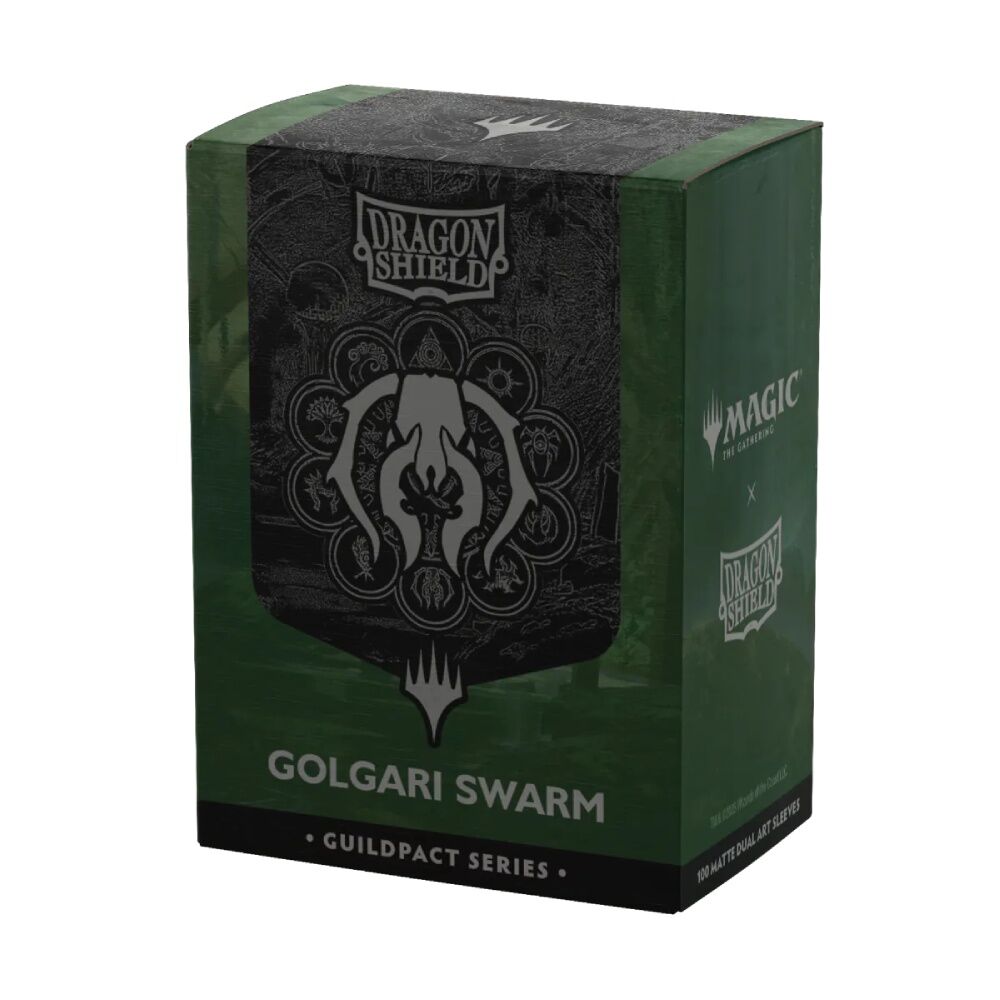 Dragon Shield | Standard Size Sleeves | 100ct | Golgari Swarm (Art Dual Matte)